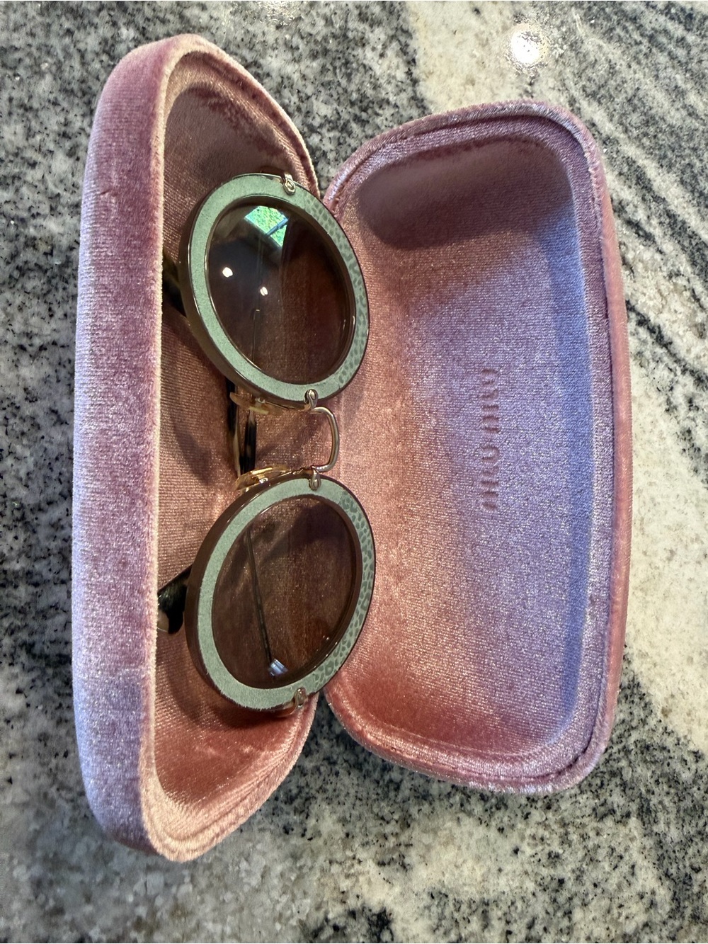 MIU MIU 08R Animal Print sunglasses - Picture 3 of 7
